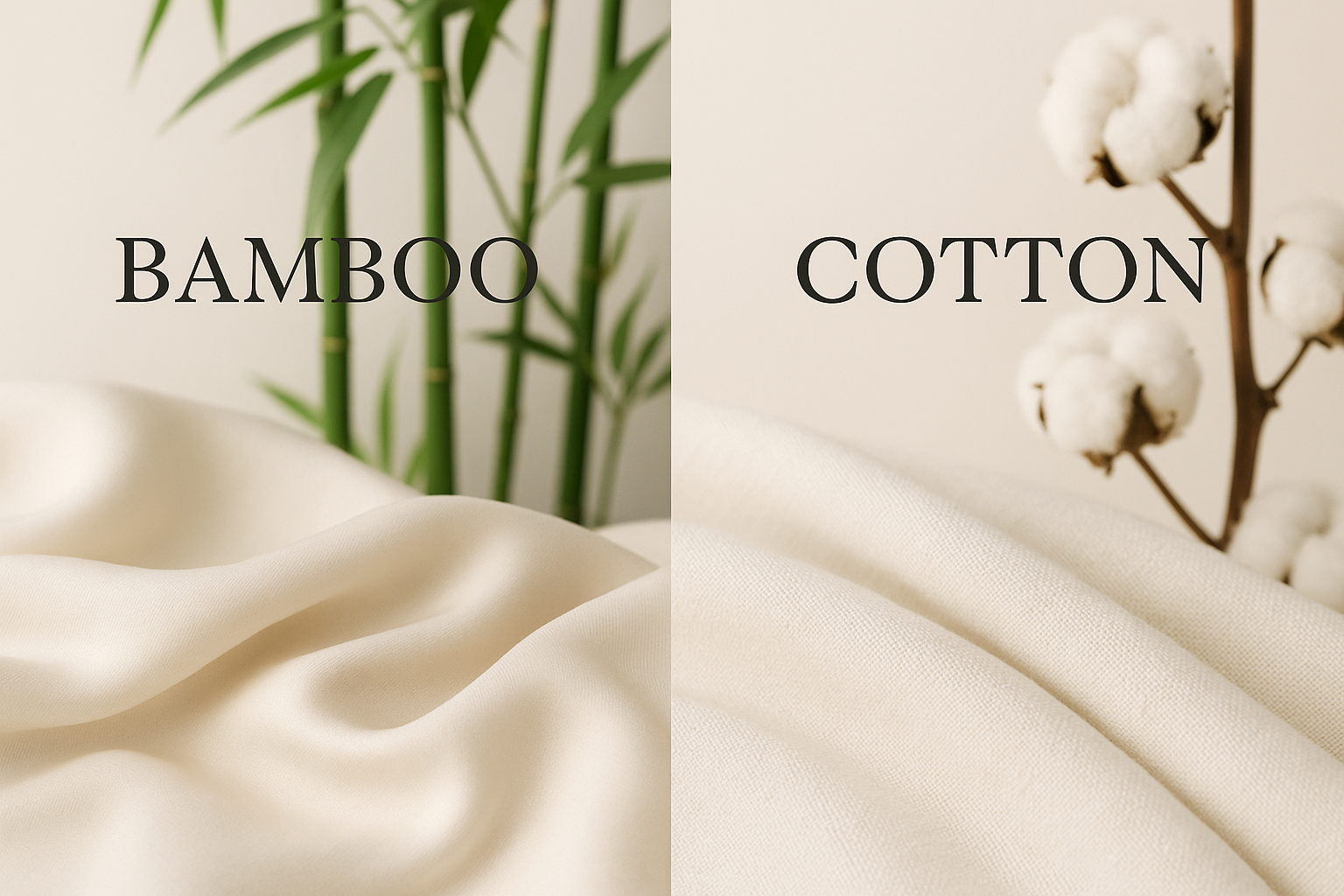 Bamboo fabric vs cotton fabric