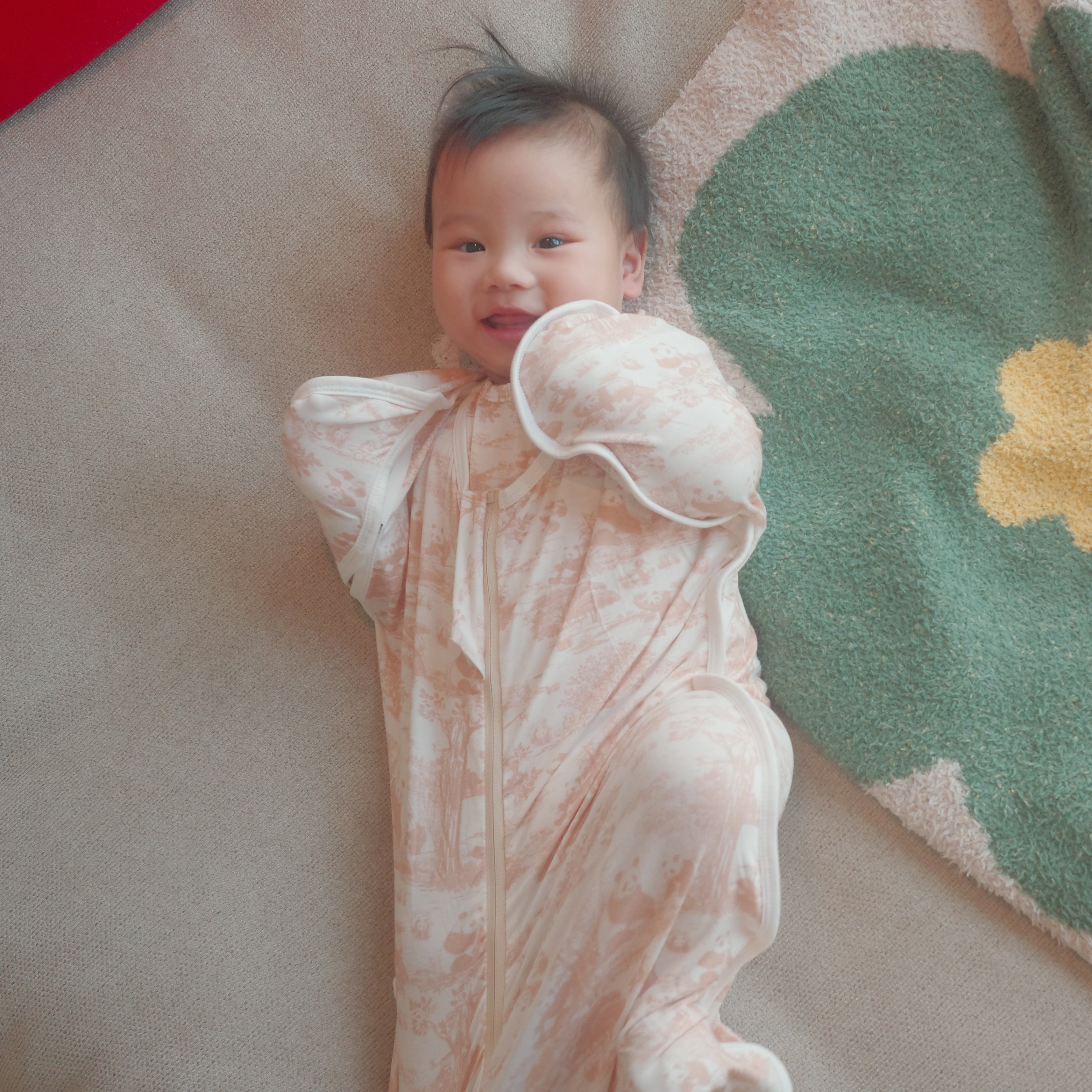 Hae Hae Porcelain Panda Bamboo HaeZip™ Anti-Startle Sleep Sack & Swaddle
