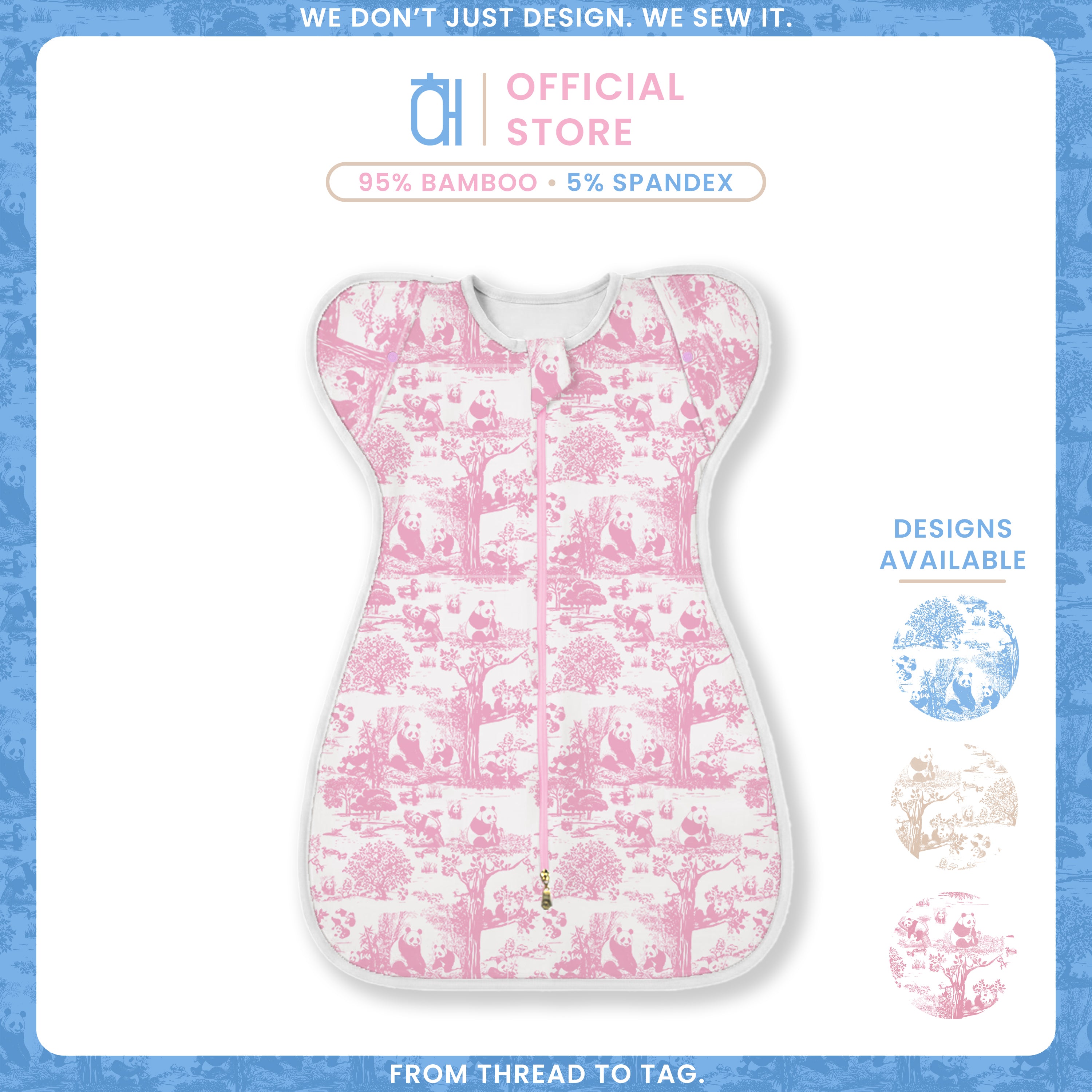 Hae Hae Bamboo Anti-Startle Sleep Sack & Swaddle with HaeZip™