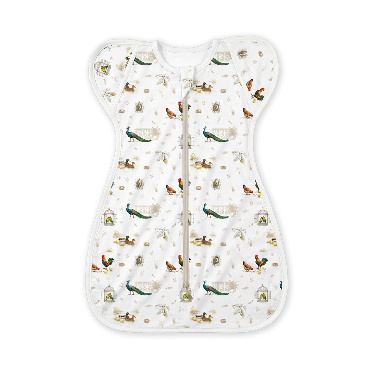 Open Meadows Bamboo HaeZip™ Anti-Startle Sleep Sack & Swaddle in Beige