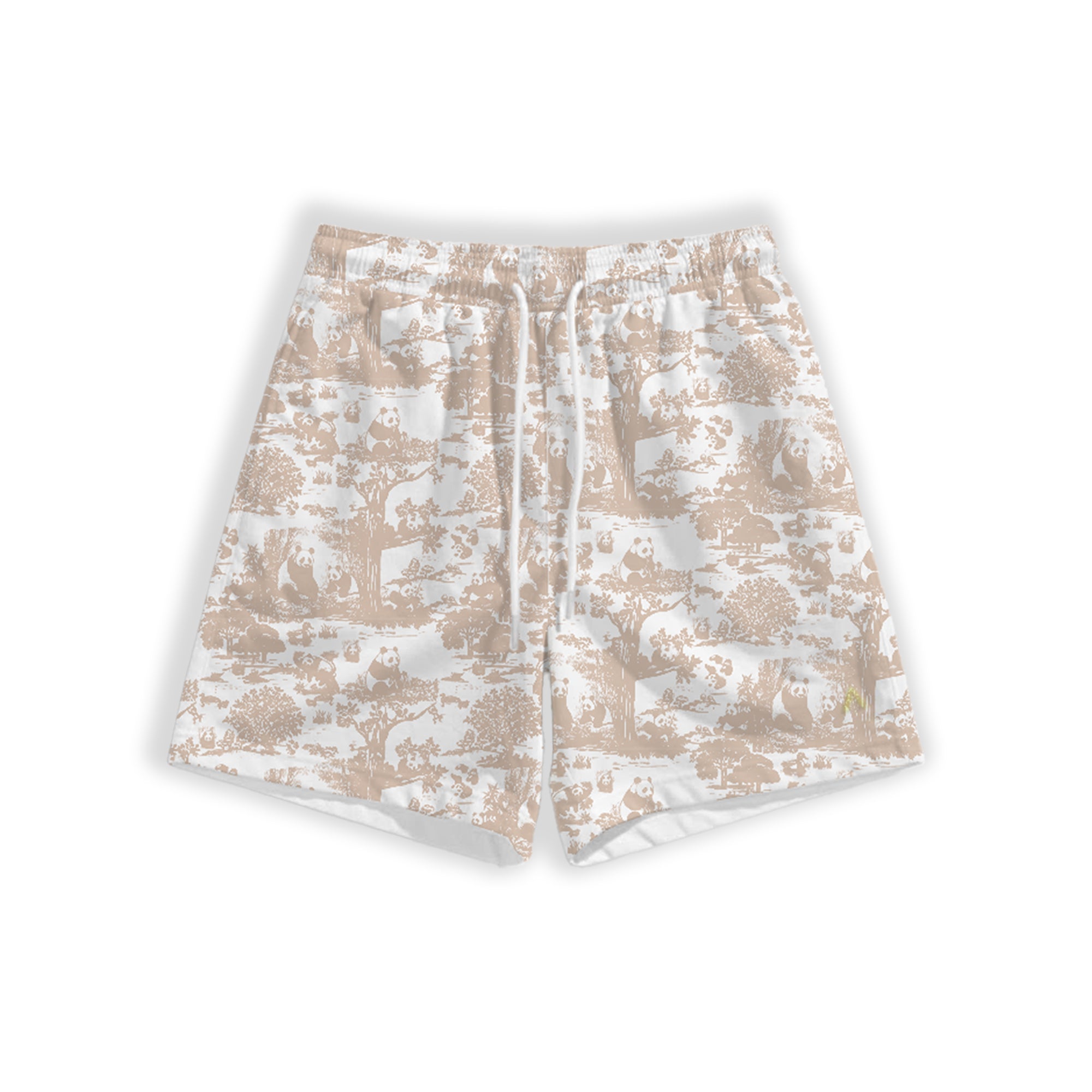 Porcelain Panda Adult Unisex Bamboo Lounge Shorts | Ultra-Soft, Breathable & Cooling Loungewear