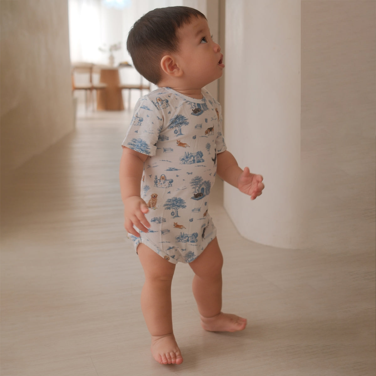 Open Meadows Snap Romper lifestyle — open-meadows-bamboo-snap-romper-onesie — 2