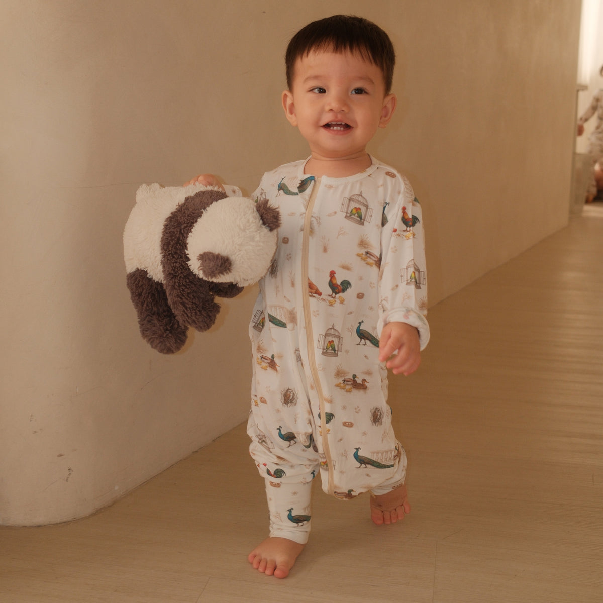 Open Meadows HaeZip Romper lifestyle — open-meadows-bamboo-zip-sleep-suit-romper-haezip — 3