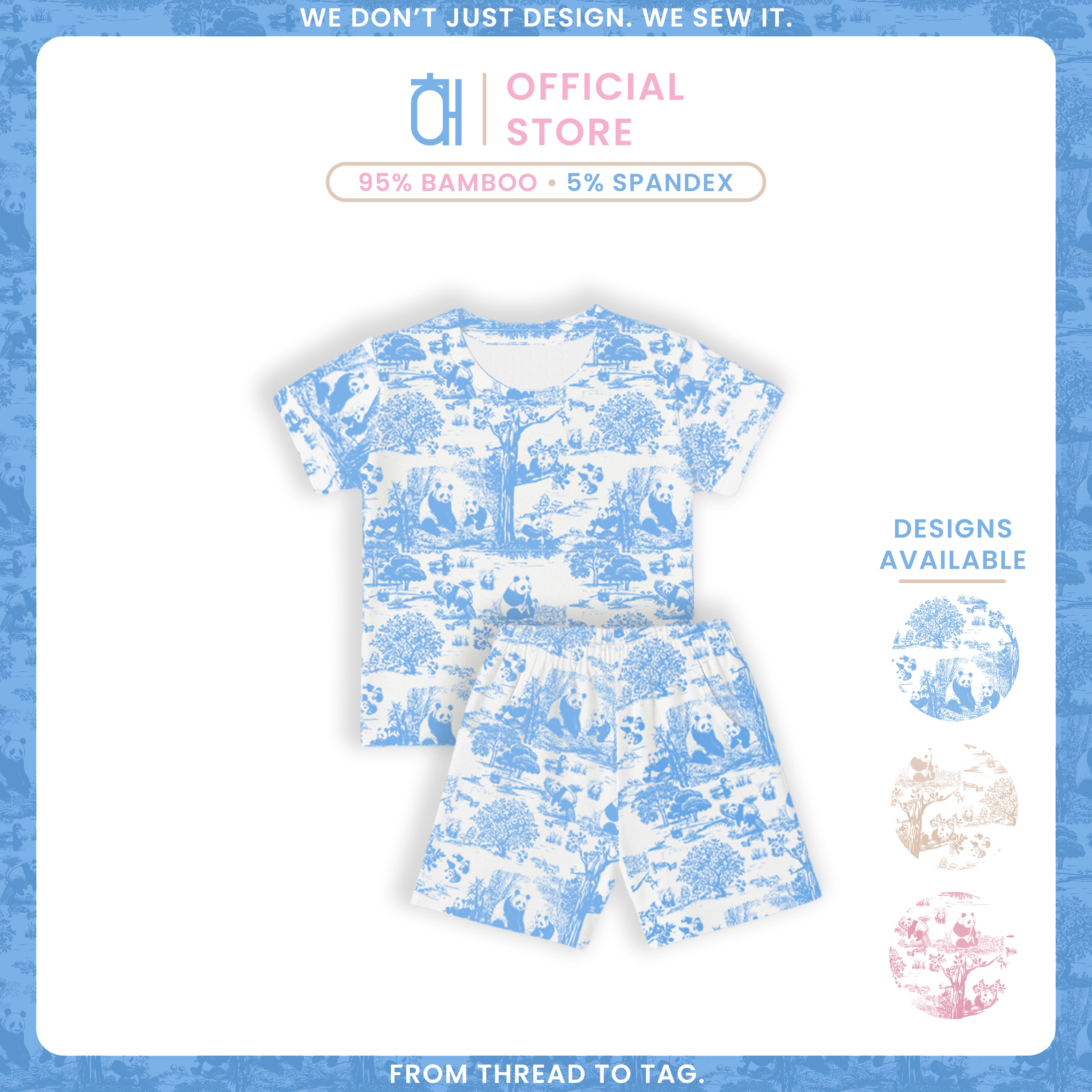 Hae Hae Bamboo Short Sleeve Shirt & Shorts