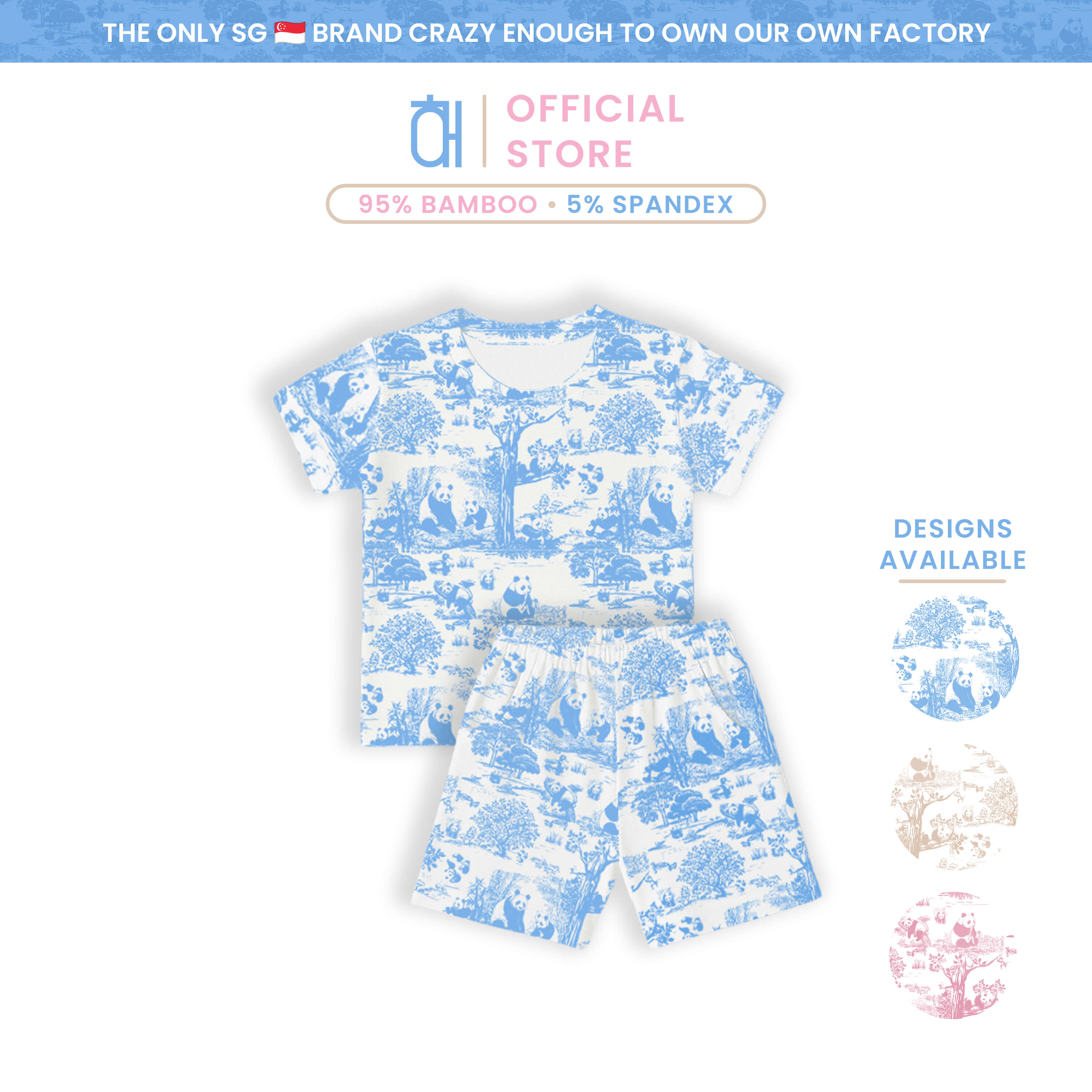 Hae Hae Bamboo Short Sleeve Shirt & Shorts