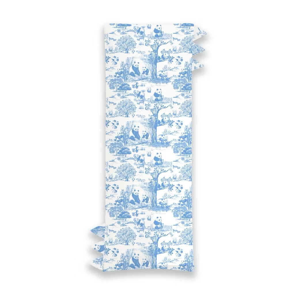 bamboo baby pillow in blue, with Dupont Sorona Filling