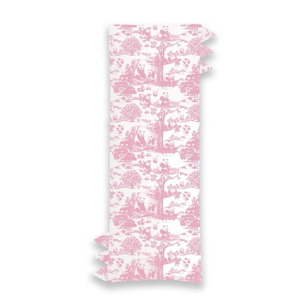 bamboo baby pillow in pink, cooling & eczema-friendly