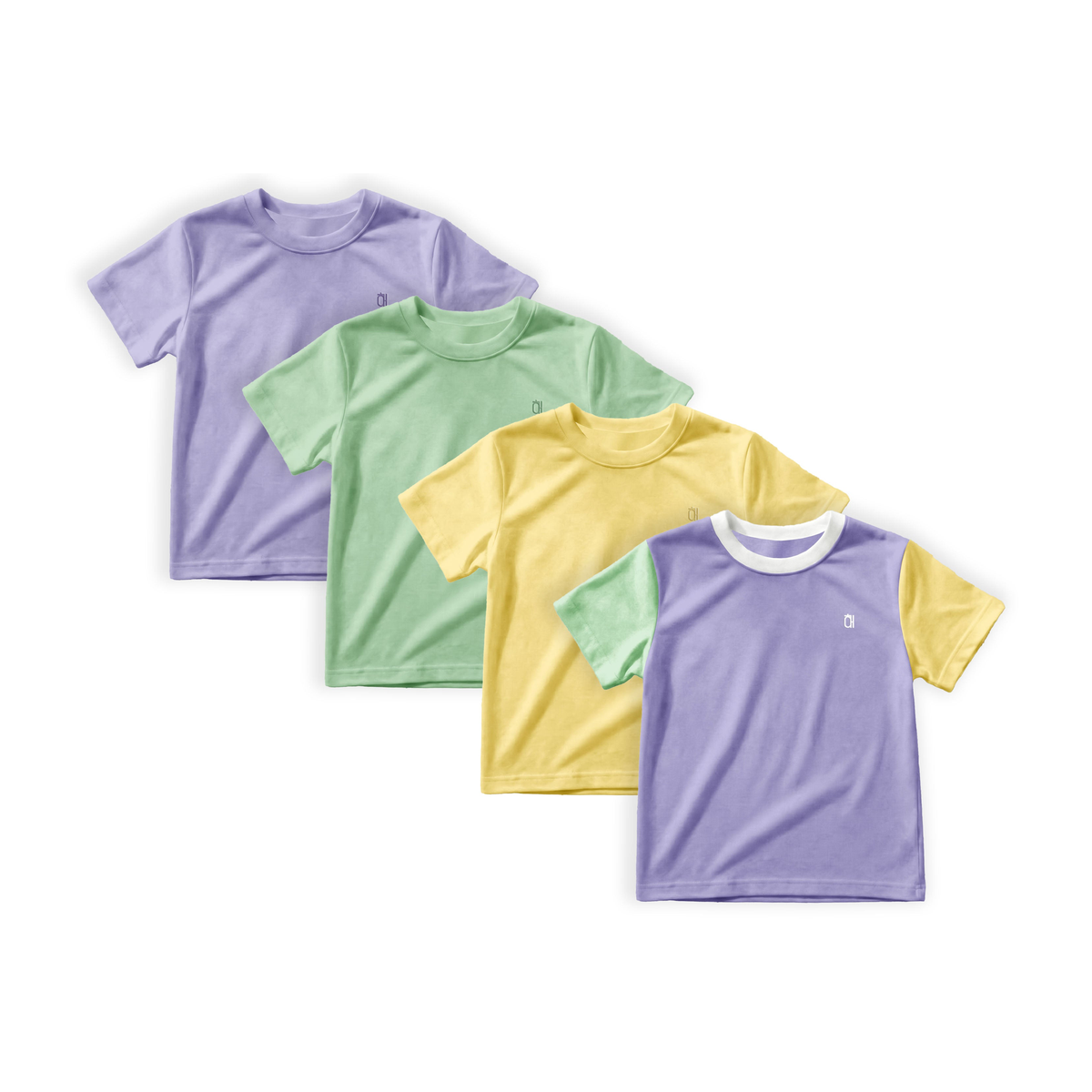 Clean white product hero v3 — The Farmer’s Market Bamboo Kids Short Sleeve Shirt
