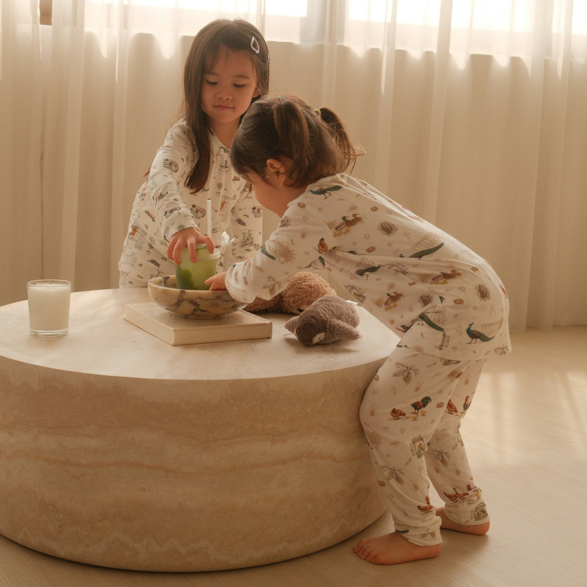 Open Meadows long-sleeve lifestyle — open-meadows-bamboo-kids-long-sleeve-pyjamas-2pc-set — 3