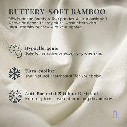 Hae Hae Porcelain Panda Bamboo Kids Pillow with Sorona® Filling