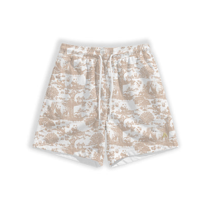 Porcelain Panda Adult Unisex Bamboo Lounge Shorts | Ultra-Soft, Breathable & Cooling Loungewear