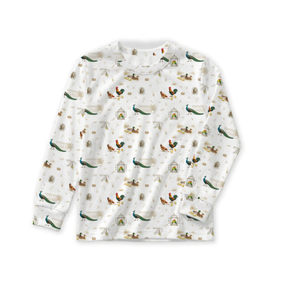 Open Meadows Bamboo Long Sleeve Shirt in Bird print