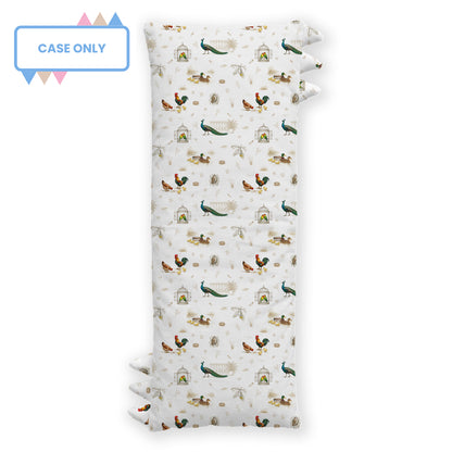 Open Meadows Bamboo Kids’ Pillowcase in Bird print