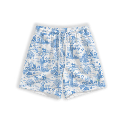 Porcelain Panda Adult Unisex Bamboo Lounge Shorts | Ultra-Soft, Breathable & Cooling Loungewear