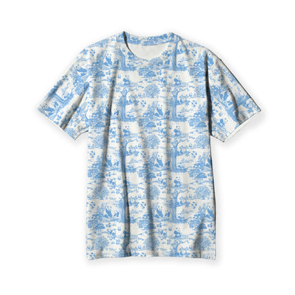 Porcelain Panda Adult Unisex Bamboo Short Sleeve Top | Ultra-Soft, Breathable & Cooling Loungewear