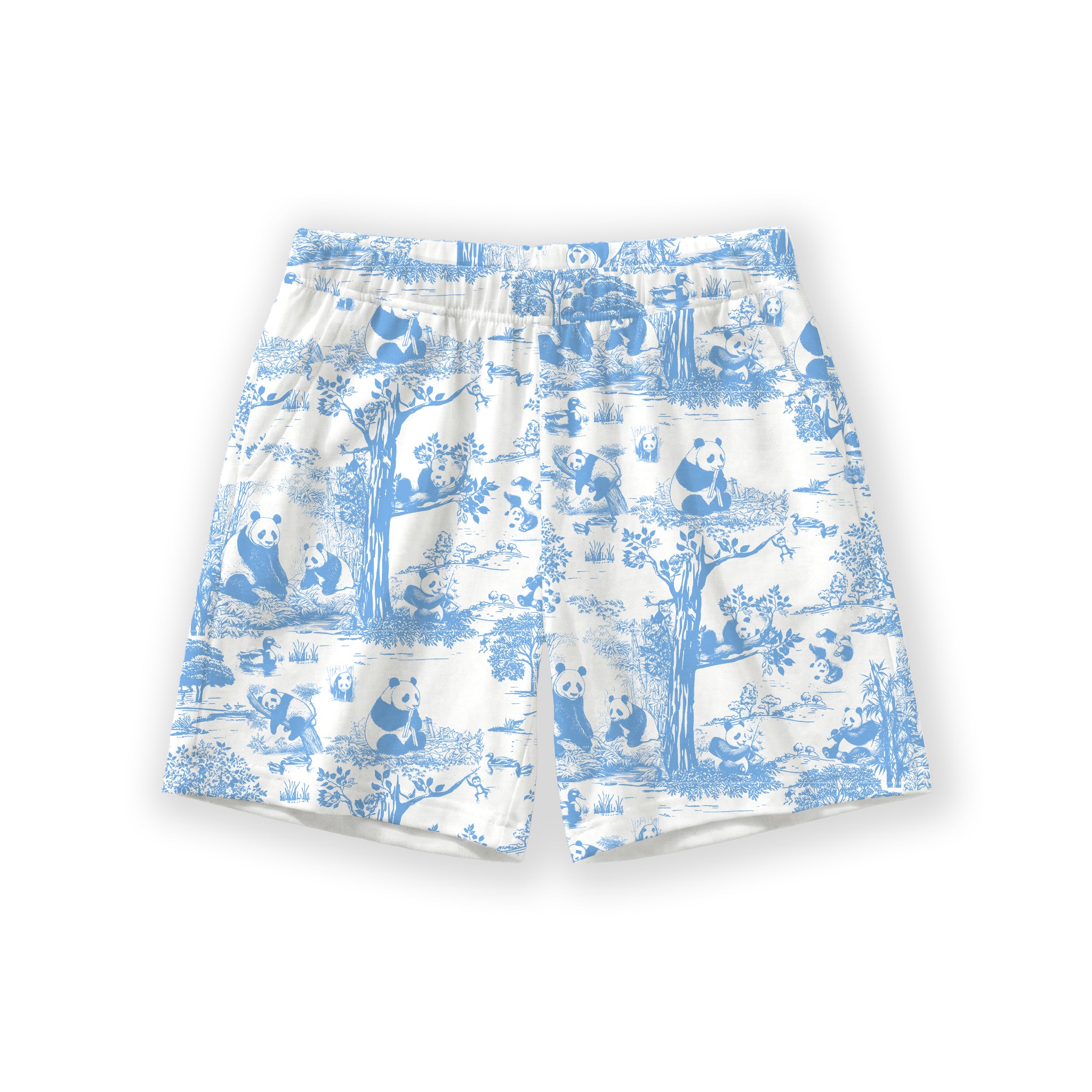 Hae Hae Porcelain Panda Bamboo Kids Shorts