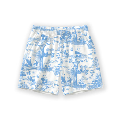 Hae Hae Porcelain Panda Bamboo Kids Shorts