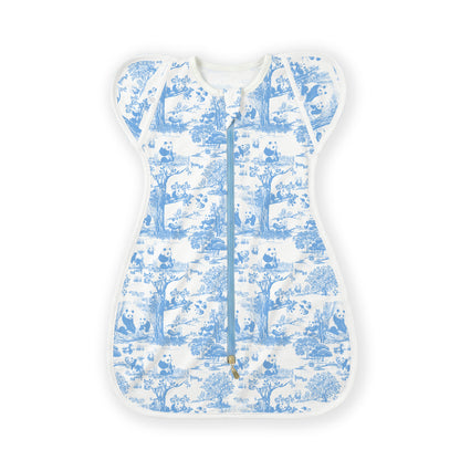Hae Hae Porcelain Panda Bamboo HaeZip™ Anti-Startle Sleep Sack & Swaddle