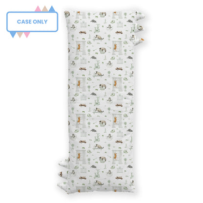 Open Meadows Bamboo Kids’ Pillowcase in Cat print