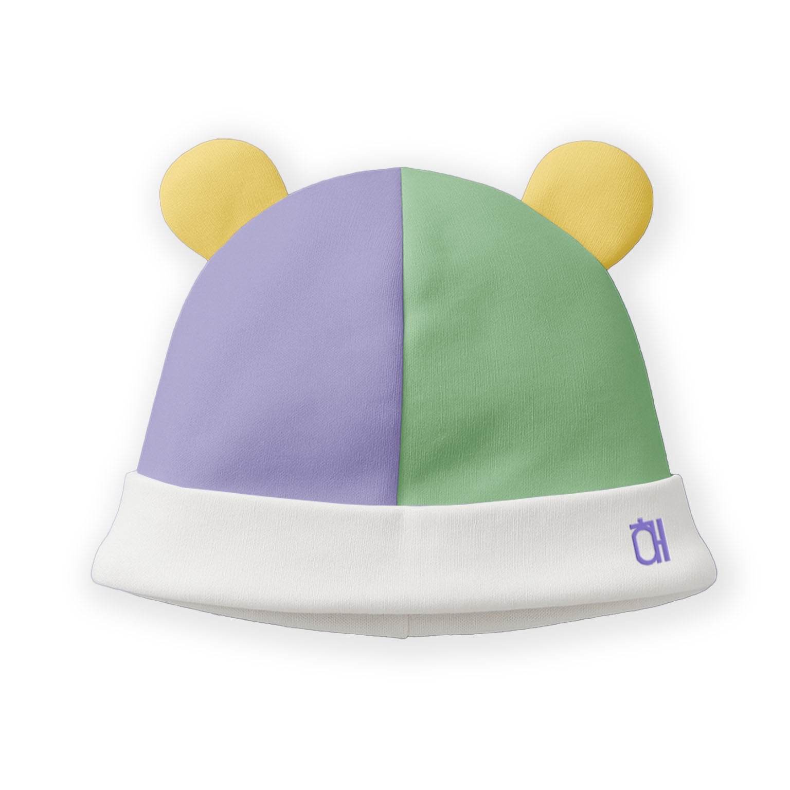 The Farmer's Market Bear Bamboo Baby Beanie with Sorona® Stuffed Ears