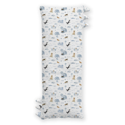 Open Meadows Bamboo Kids Pillow with Sorona® Filling in Dog print