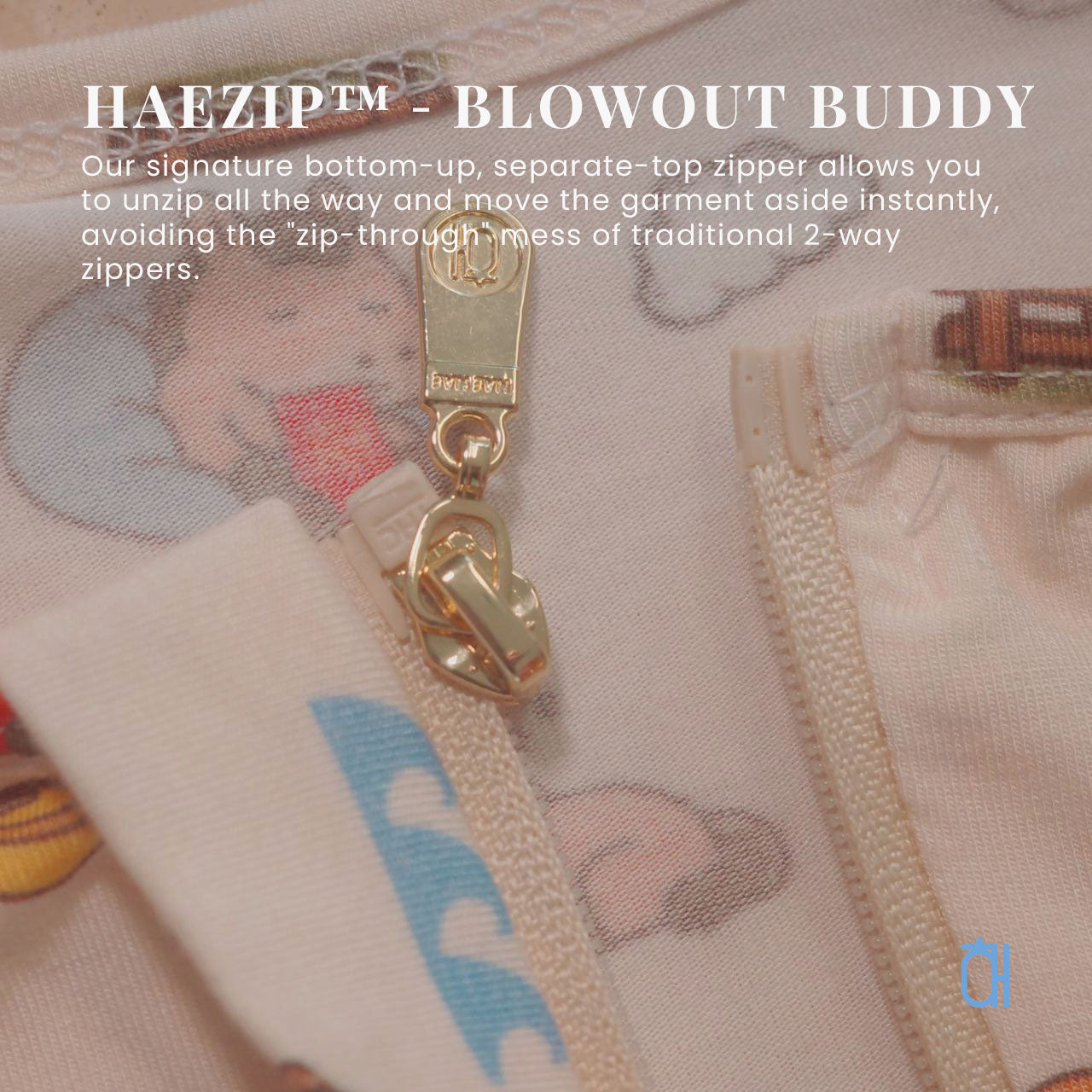 [CNY 2026] Hae Hae Bamboo Zip-Up Sleep Suit & Romper with HaeZip™