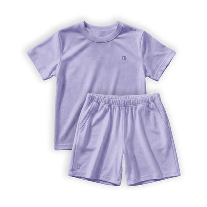 The Farmer's Market Bamboo Kids Short Sleeve Shirt & Shorts Set