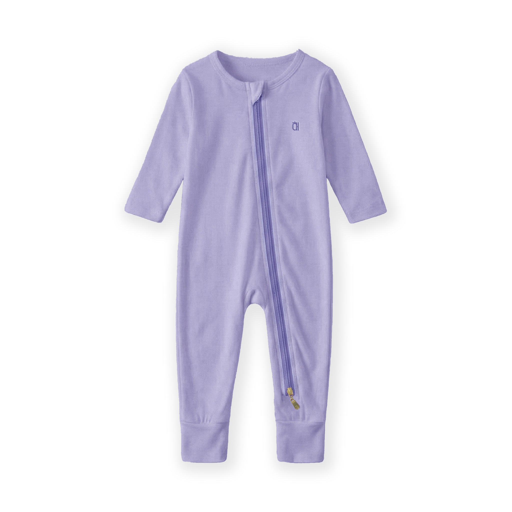 The Farmer's Market Bamboo Zip Sleep Suit Romper with HaeZip™
