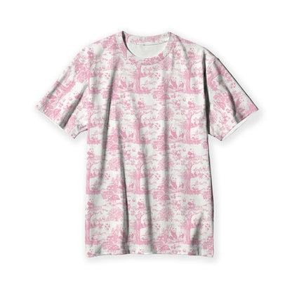Porcelain Panda Adult Unisex Bamboo Short Sleeve Top | Ultra-Soft, Breathable & Cooling Loungewear