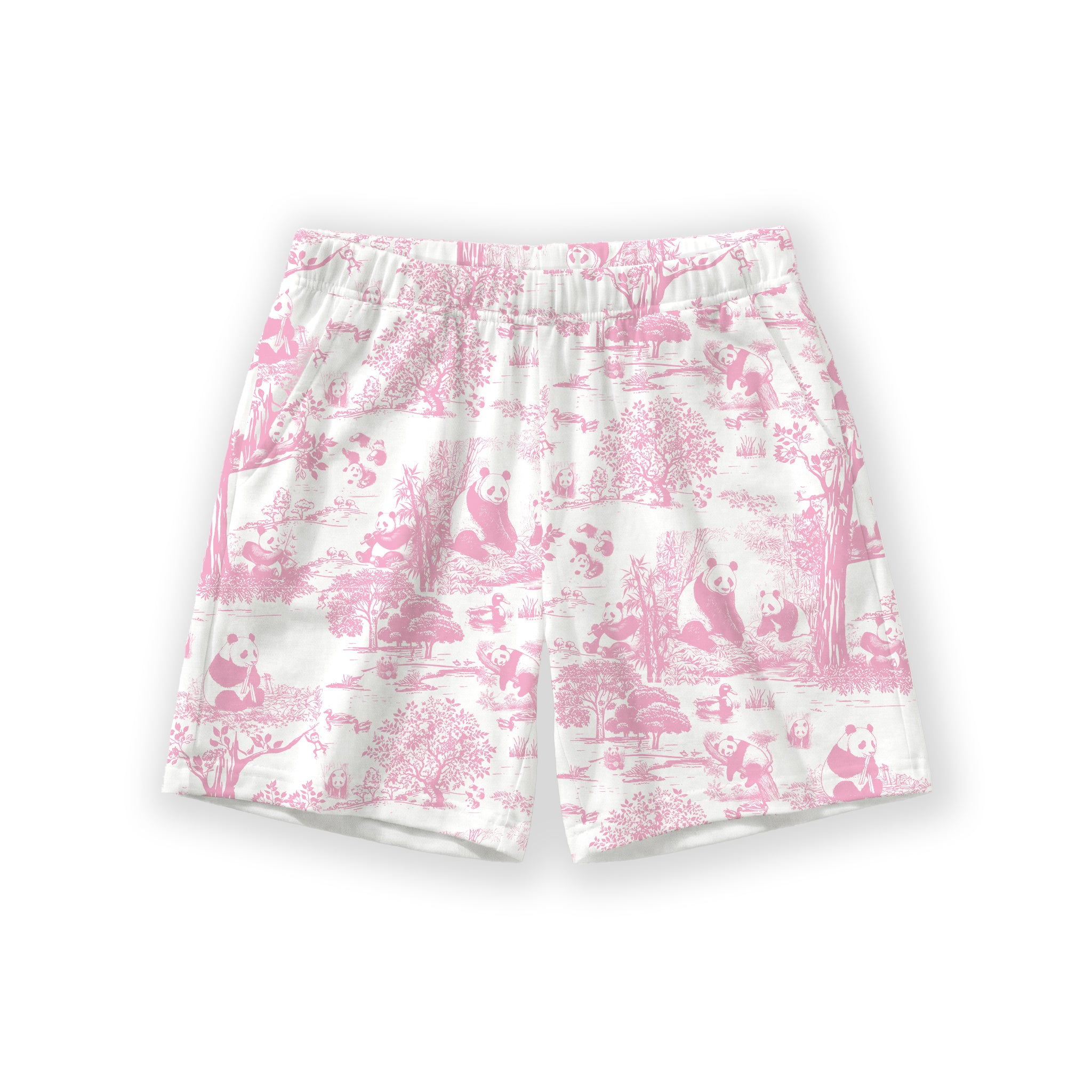 Hae Hae Porcelain Panda Bamboo Kids Shorts