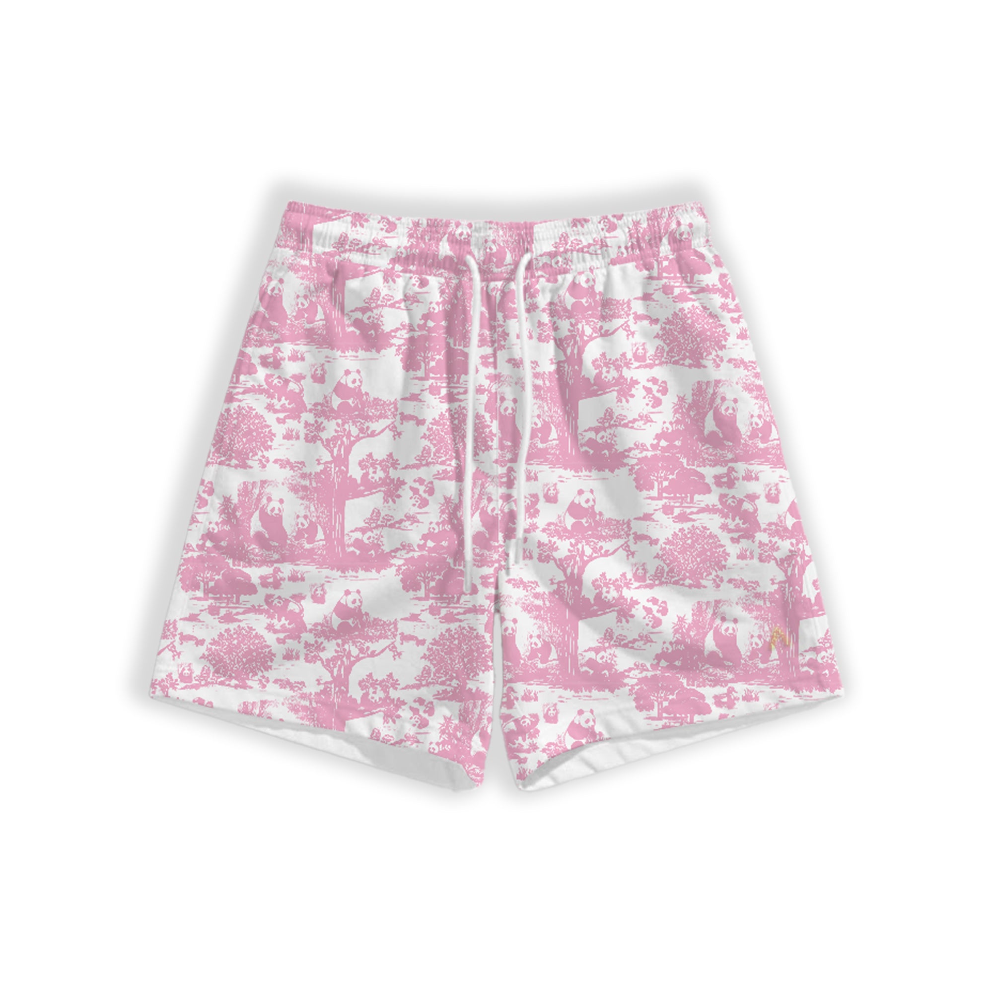 Porcelain Panda Adult Unisex Bamboo Lounge Shorts | Ultra-Soft, Breathable & Cooling Loungewear