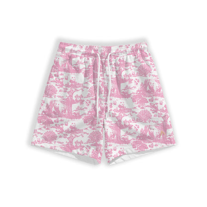 Porcelain Panda Adult Unisex Bamboo Lounge Shorts | Ultra-Soft, Breathable & Cooling Loungewear