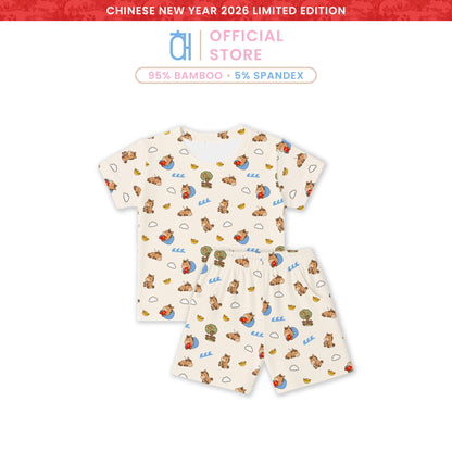 [CNY 2026] Hae Hae Bamboo Short Sleeve Shirt & Shorts