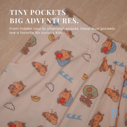 [CNY 2026] Hae Hae Bamboo Short Sleeve Shirt & Shorts