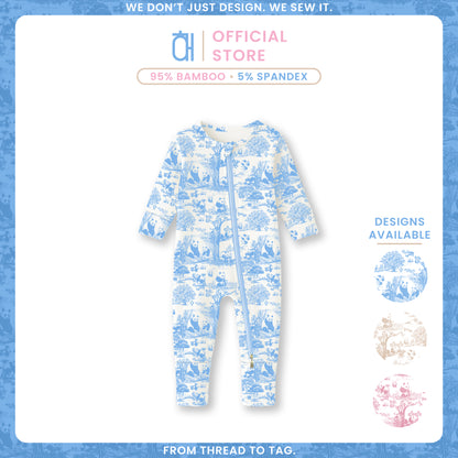 Hae Hae Bamboo Zip-Up Sleep Suit & Romper with HaeZip™