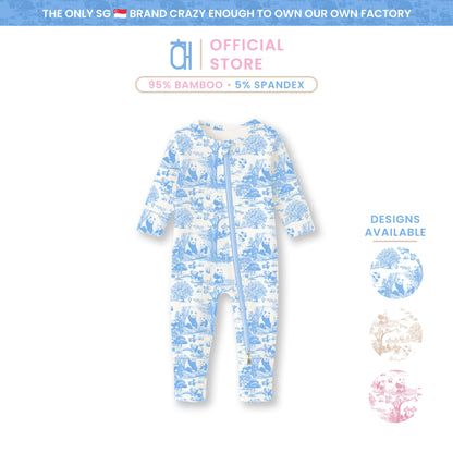 Hae Hae Bamboo Zip-Up Sleep Suit & Romper with HaeZip™