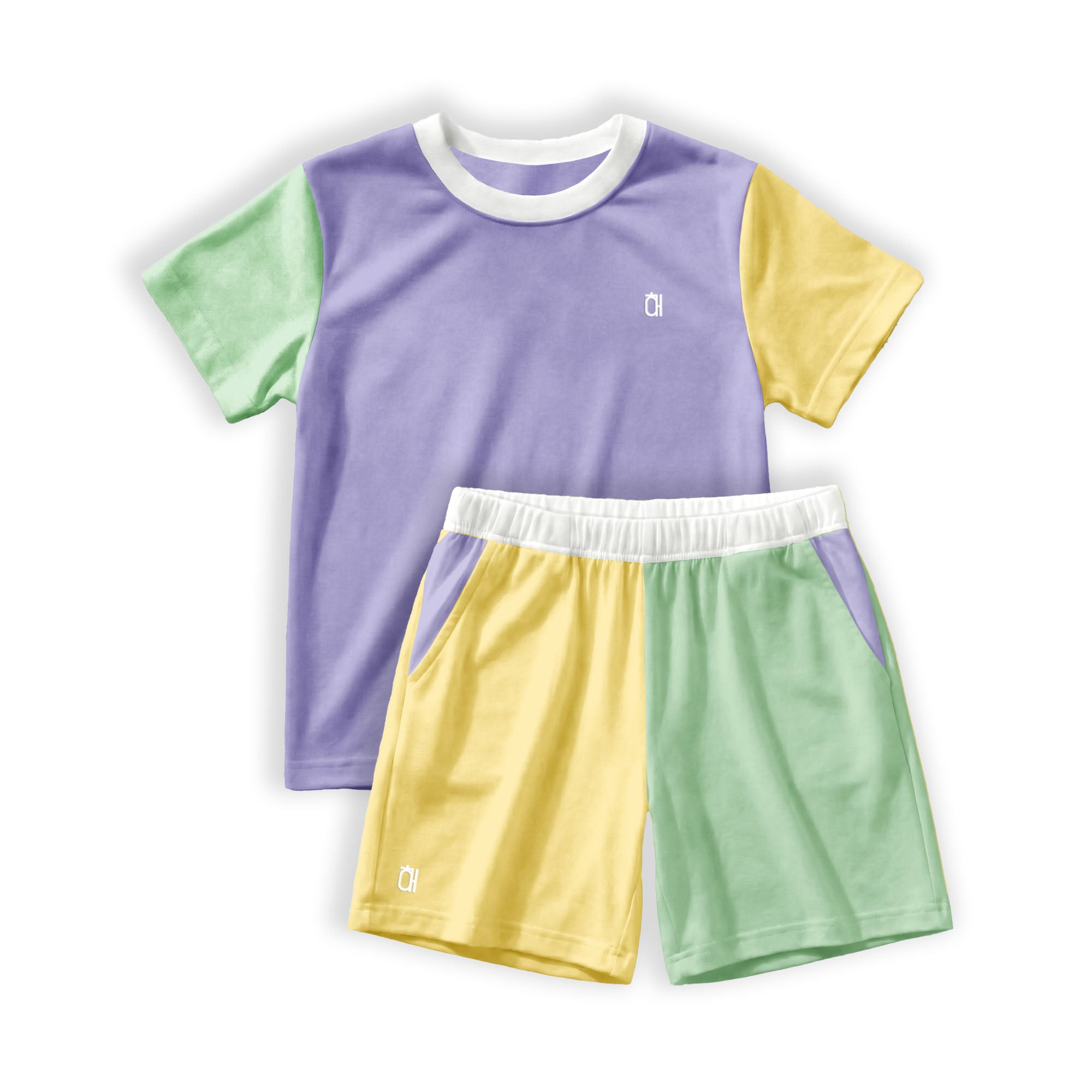 The Farmer's Market Bamboo Kids Short Sleeve Shirt & Shorts Set