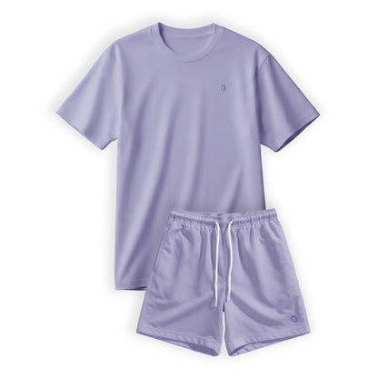 The Farmer's Market Adult Unisex Bamboo Lounge Set – Short Sleeve T-Shirt & Shorts | Ultra-Soft, Breathable & Cooling Loungewear