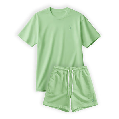 The Farmer's Market Adult Unisex Bamboo Lounge Set – Short Sleeve T-Shirt & Shorts | Ultra-Soft, Breathable & Cooling Loungewear