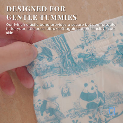 Hae Hae Porcelain Panda Bamboo Kids Long Pants