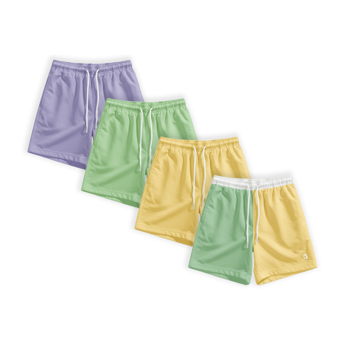 Clean white product hero v3 — The Farmer’s Market Adult Unisex Bamboo Lounge Shorts