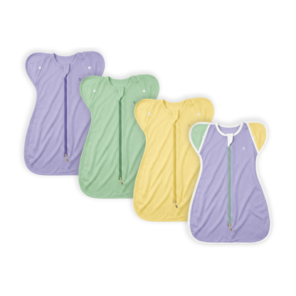 Clean white product hero v3 — The Farmer’s Market Bamboo HaeZip™ Anti-Startle Sleep Sack & Swaddle