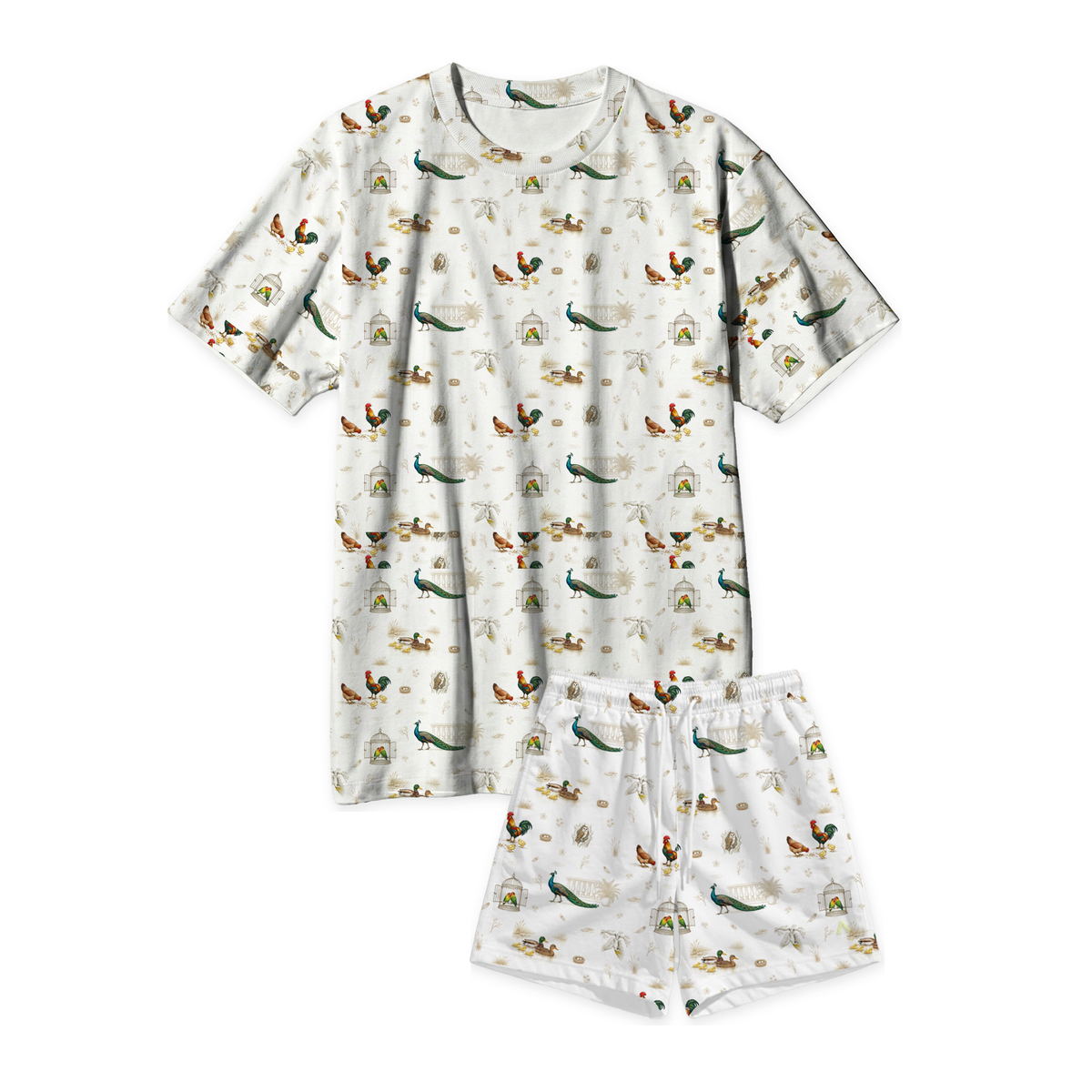 Open Meadows adult lounge set — Bird variant