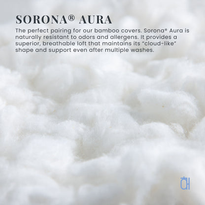 Hae Hae Porcelain Panda Bamboo Kids Pillow with Sorona® Filling