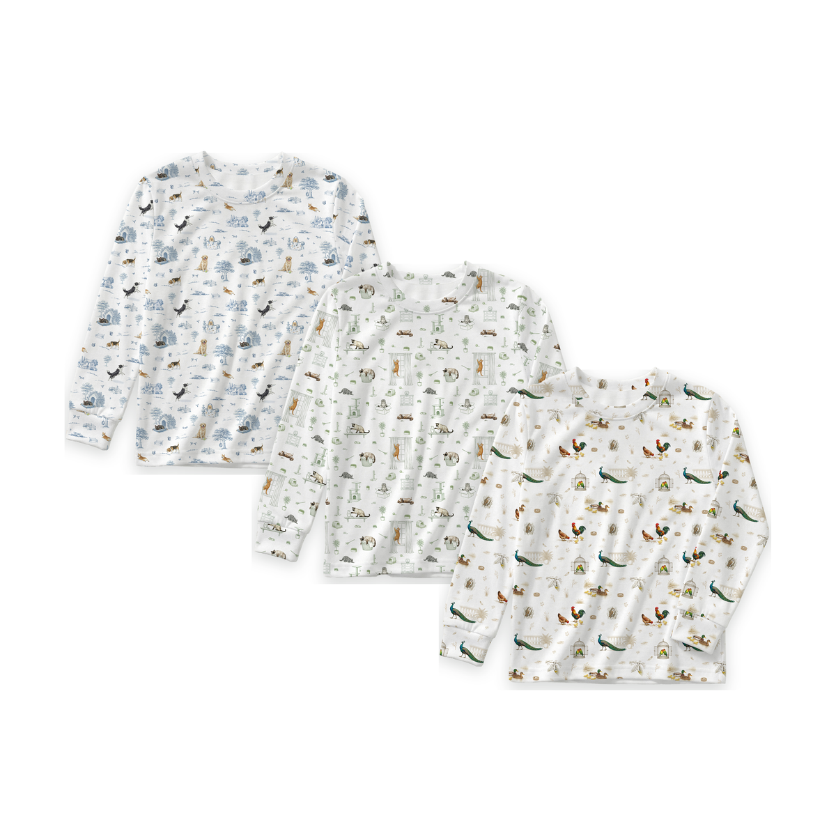 Clean white product hero v3 — Open Meadows Bamboo Long Sleeve Shirt
