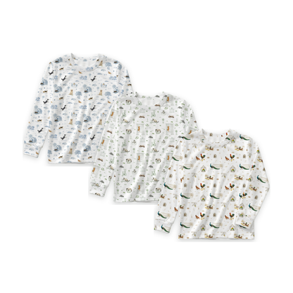 Clean white product hero v3 — Open Meadows Bamboo Long Sleeve Shirt