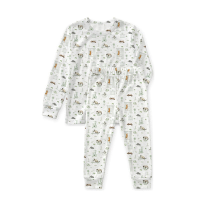 Open Meadows Cat long-sleeve pyjama set