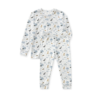 Open Meadows Dog long-sleeve pyjama set