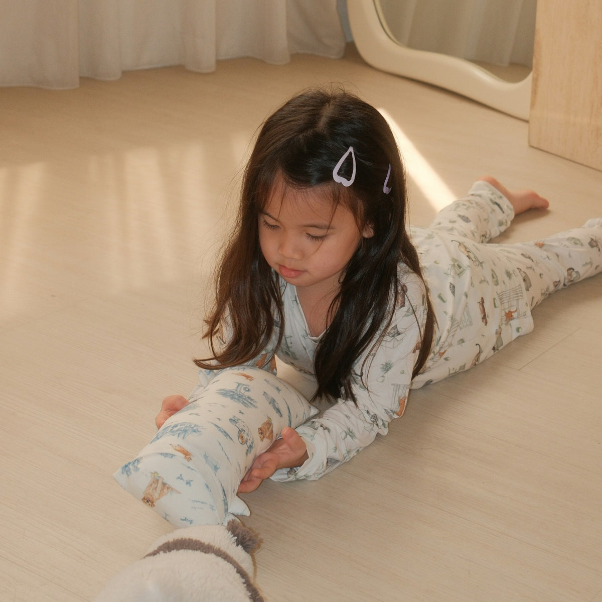 Open Meadows pillow lifestyle — 2